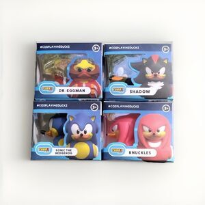 Mini Tubbz Cosplay Duck Lot Sonic The Hedgehog Shadow Knuckles & Dr. Eggman